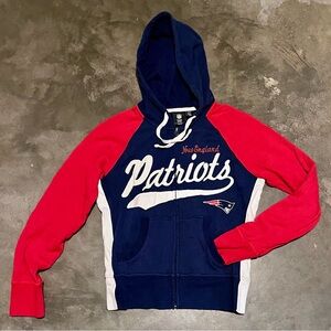 NFL Patriots Blue and Red Hoodie